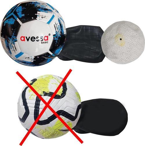 4 Astar Pu+Pvc Materyal Parlak Deri 430 Gram İp Sargı Korumalı Şambrel Futbol Topu No:5