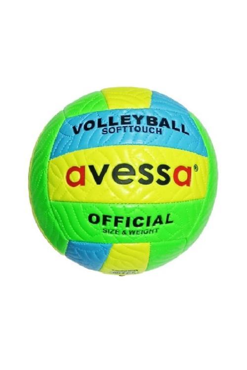 Voleybol Topu Fosforlu Yeşil/Sarı/Mavi