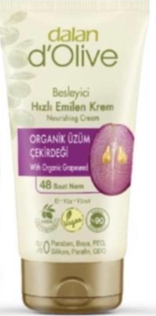 D'Olive Krem Tüp 60ml Üzüm Çekirdeği