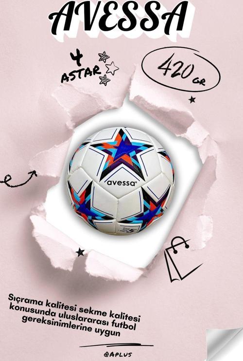 Ft-800 Futbol Topu 4 Astar 420 Gr Üst Düzey Kontrol, Profesyonel Kalite Mükemmel Sekme Ve Hassasiyet