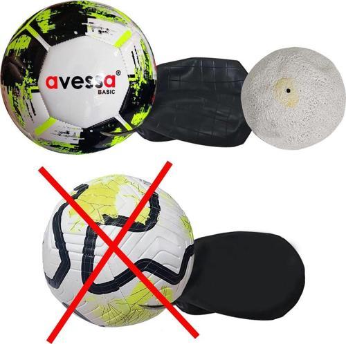 4 Astar Pu+Pvc Materyal Parlak Deri 430 Gram İp Sargı Korumalı Şambrel Futbol Topu No:5