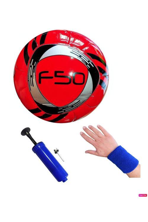 F-50 Makina Dikişli Soft-Touch No 5 Şampiyonlar Ligi Futbol Topu 348 Gr + Pompa + Bileklik