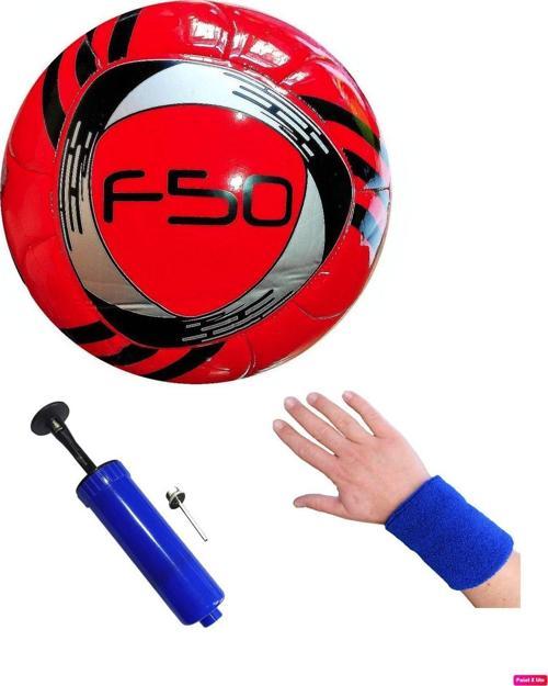 F-50 Makina Dikişli Soft-Touch No 5 Şampiyonlar Ligi Futbol Topu 348 Gr + Pompa + Bileklik