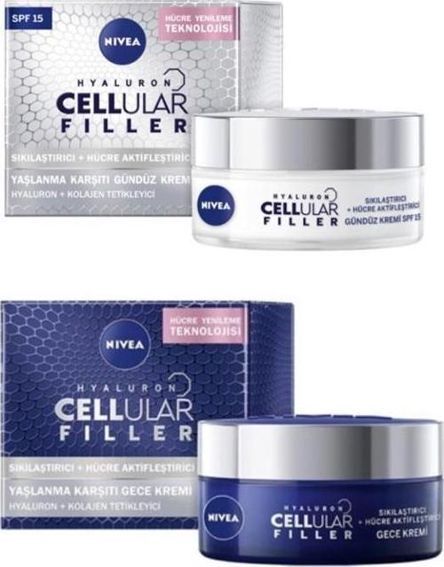 YÜZ CELLULAR YAŞLANMA KARŞITI GECE+GÜNDÜZ KREMİ 50+50