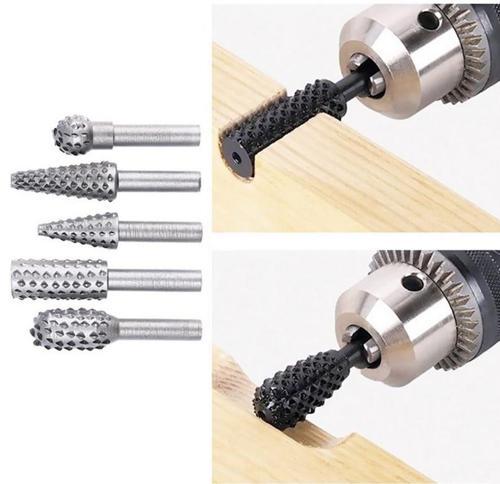 Zhltools Ahşap Oyma Törpü Seti 5 parça