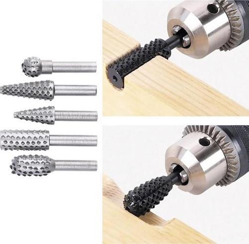 Zhltools Ahşap Oyma Törpü Seti 5 parça