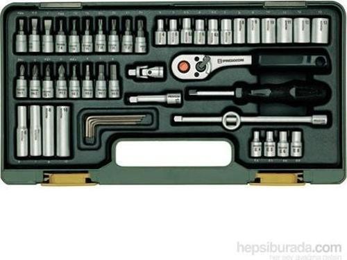 Proxon 1/4" 50 Parça Lokma+Bits Takımı - 23280