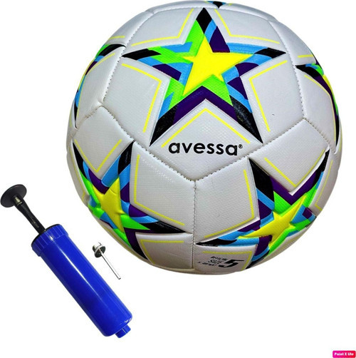Ft-800 Futbol Topu 4 Astarlı Sert Zemin Halı Saha Topu Maç Topu 420 Gr + Top Pompası