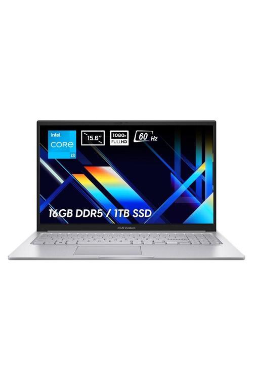 Vivobook 15 X1504VA-NJ2379v2 Intel Core i3-1315U 16GB 1TB SSD 15.6 inç FHD 60Hz FDos Laptop