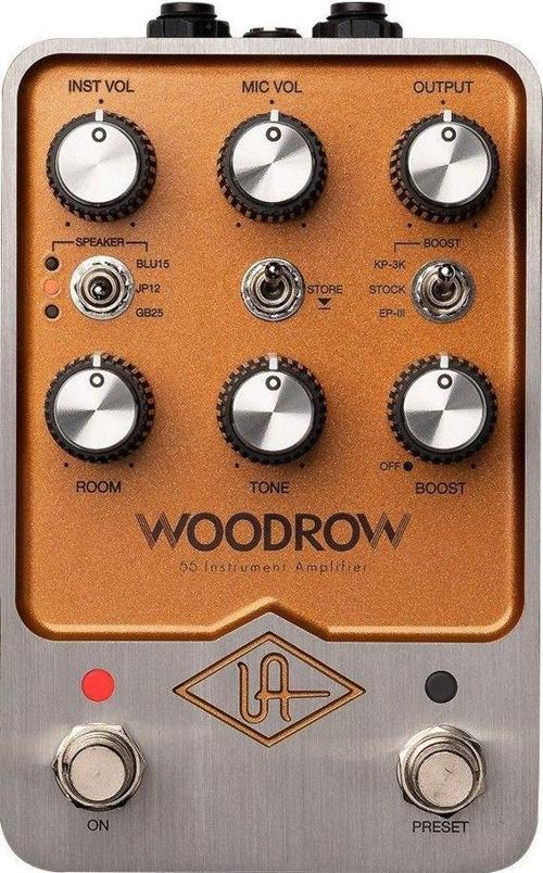 UAFX Woodrow '55 Instrument Amplifier Pedal | 50'lerin Klasik Amerikan Tüplü Amplifikatörü