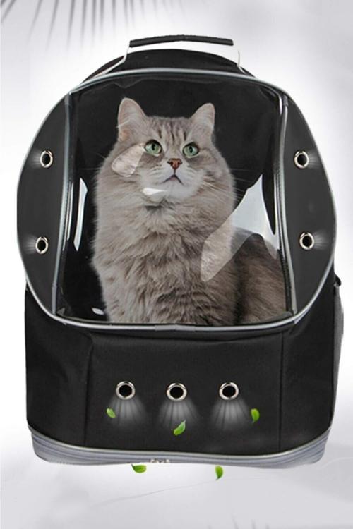 Tropheus Çanta Siyah Ufo Kedi Ve Köpek Taşıma Çantası 124525200