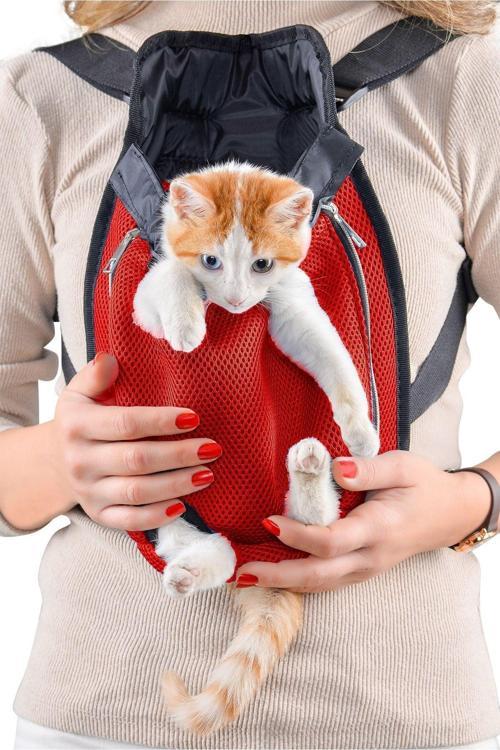 Ana Kucağı Kedi Ve Köpek Taşıma Çantası Kanguru Kedi Ve Köpek Taşıma Çantası
