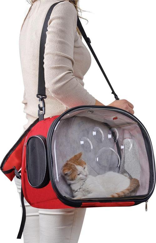 Elips Kedi Taşıma Çantası Mavi
