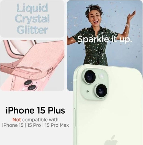 Liquid Crystal iPhone 15 Plus Kılıf