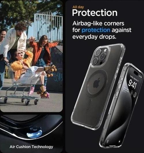 Manyetik Ultra Hybrid MagFit iPhone 15 Pro Max Kılıf
