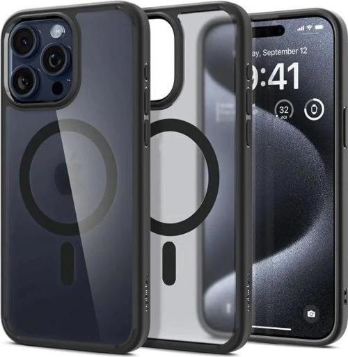 Manyetik Ultra Hybrid MagFit iPhone 15 Pro Max Kılıf