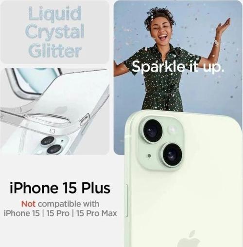Liquid Crystal iPhone 15 Plus Kılıf