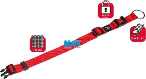Kilitli Boyun Tasma M 45-65 cm Kırmızı