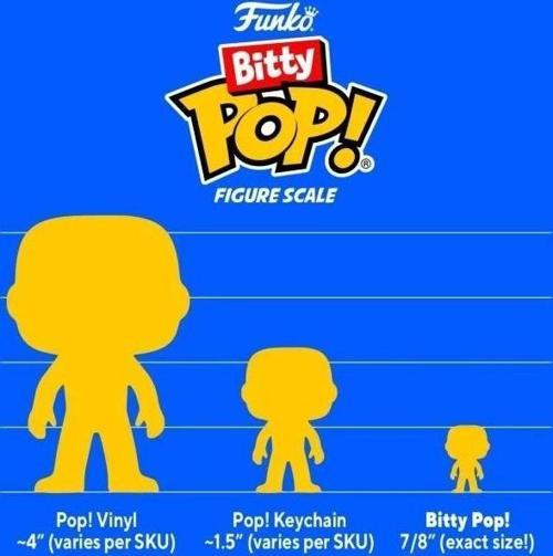 Bitty Pop! Harry Potter Mini Collectible Toys 4-Paket Figürü