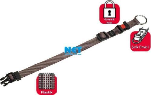 Kilitli Boyun Tasma XL 55-75 cm 40mm Gri