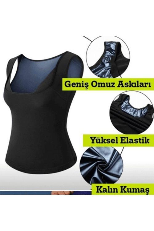 Extra Terletici Yeni Ince Kumaş Termal Sauna Pro Terleme Atleti Termal Sauna Atlet