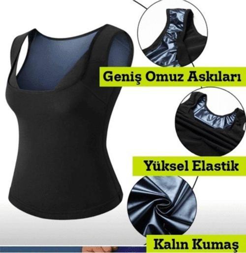 Extra Terletici Yeni Ince Kumaş Termal Sauna Pro Terleme Atleti Termal Sauna Atlet