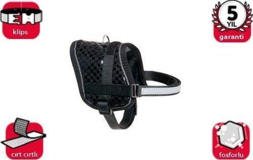 Reflektörlü Göğüs Tasma Xs 31-40cm Siyah