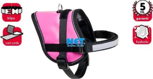 Reflektörlü Göğüs Tasması XS 31-40 CM  Pembe