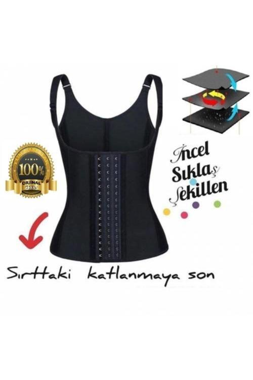 Askılı Çelik Balenli 3 Kademeli Agraflı Şekillendirici Latex Extra Sıkı Göbek Korsesi