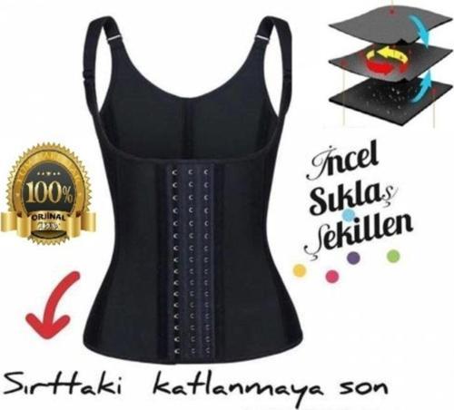 Askılı Çelik Balenli 3 Kademeli Agraflı Şekillendirici Latex Extra Sıkı Göbek Korsesi