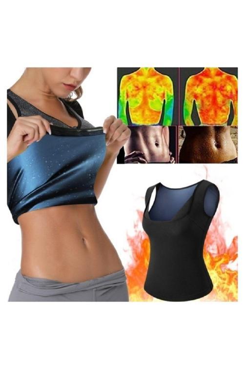 Kadın Termal Sauna Pro Atlet Sauna Etkili Terleme Atleti Ince Kumaş Sweet Sweat Atlet