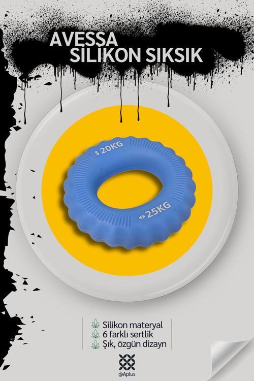 Ssr-20-25 Kg Silikon El Sıksık Rehabilitasyon Ve Spor İçin İdeal – Silikon El Egzersiz Halkası