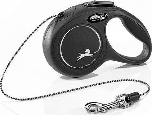 New Classic Otomatik İp Köpek Gezdirme Tasması XSmall 3 Mt Siyah