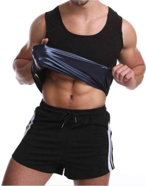 Erkek Sweet Sweat Termal Sauna Pro Termal Sauna Atlet Sauna Etkili Terleme Atleti Ince Kumaş