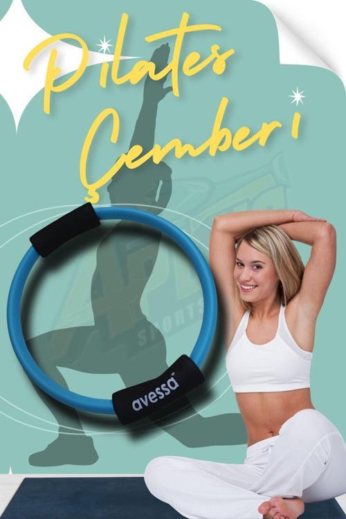 Pilates Çemberi 35 Cm Çapında - Denge, Esneklik Ve Daha Sıkı Kaslar İçin Mükemmel Egzersiz Aleti