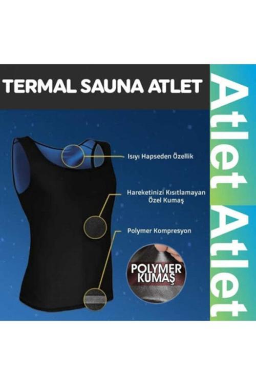 Extra Terletici Yeni Ince Kumaş Termal Sauna Pro Terleme Atleti Termal Sauna Atlet