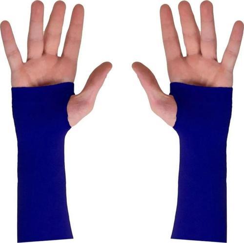 Parmak Geçmeli Voleybol Kolluğu Mavi 2Li L Beden