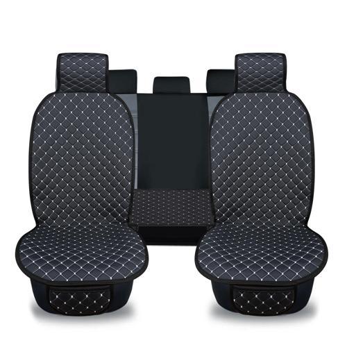 Blackdot Serisi Terletmez Dokuma Kumaş Oto Koltuk Koruyucu Kılıfı Ön ve Arka Koltuk Takım