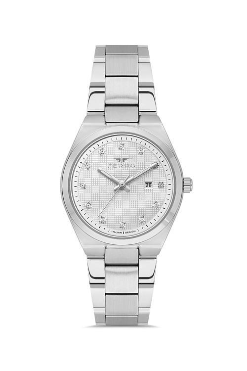 FL21631AWT-A Quartz Çelik Gri Siyah Kadran 32 mm Kadın Kol Saati