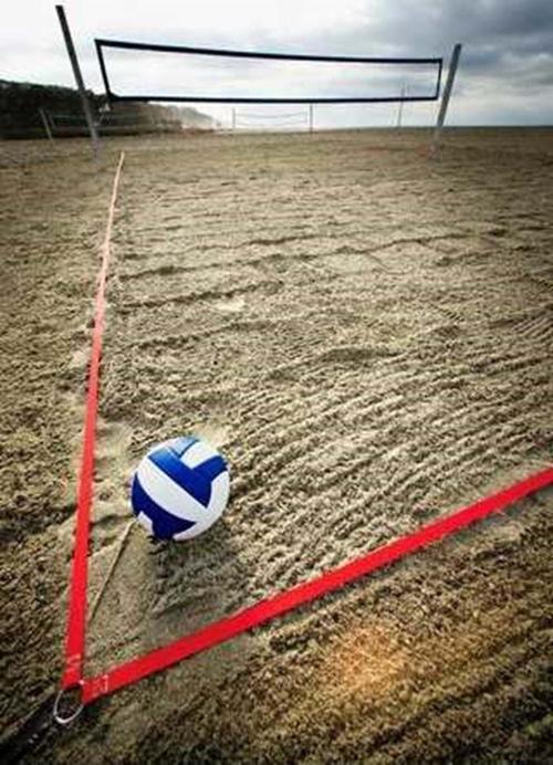 Voleybol Saha Şeridi 8*16Mt Kırmızı