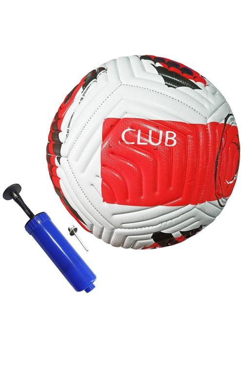 Futbol Topu Bsf-018 No 5 Kırmızı Ve El Pompası
