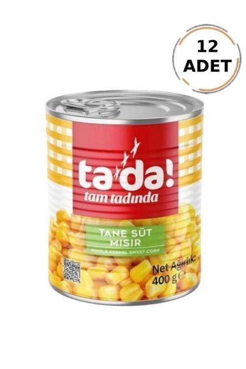 Haşlanmış Tane Süt Mısır Konservesi 400 Gr (12 Adet)