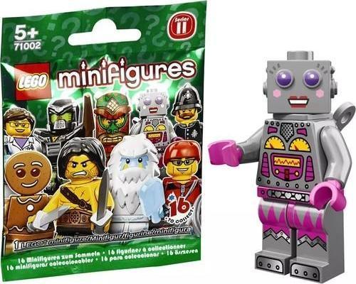 71002 Minifigür Seri 11 - 16 Lady Robot +6 Yaş (1 Parça)