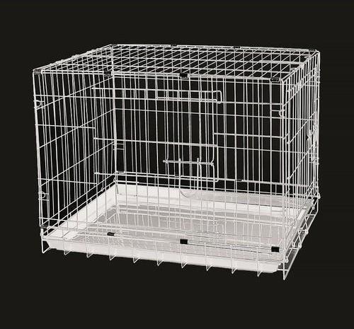 Köpek Kafesi Beyaz 78x48x55 CM