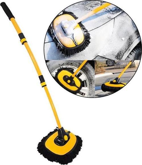 LS-426 Teleskopik Araç Temizleme Fırçası Oto Yıkama Paspası