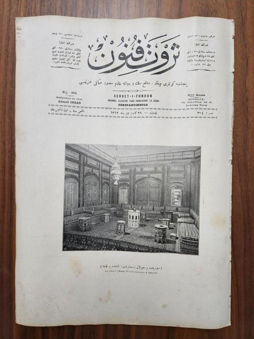 Osmanlıca Serveti Fünun Dergisi 18 Sayfa. 304 Nolu