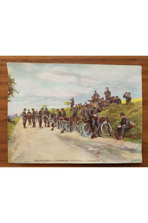 Orijinal 1.Dünya Savașı Askeri Resim. 23X17Cm. Dönemine Ait Nadir Askeri