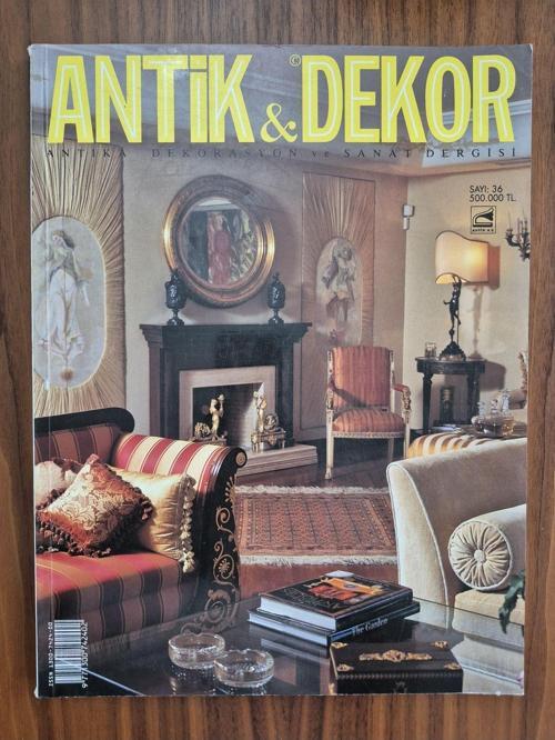 Antika Ve Dekor Dergisi 36.Sayı. 200 Sayfa Orijinal