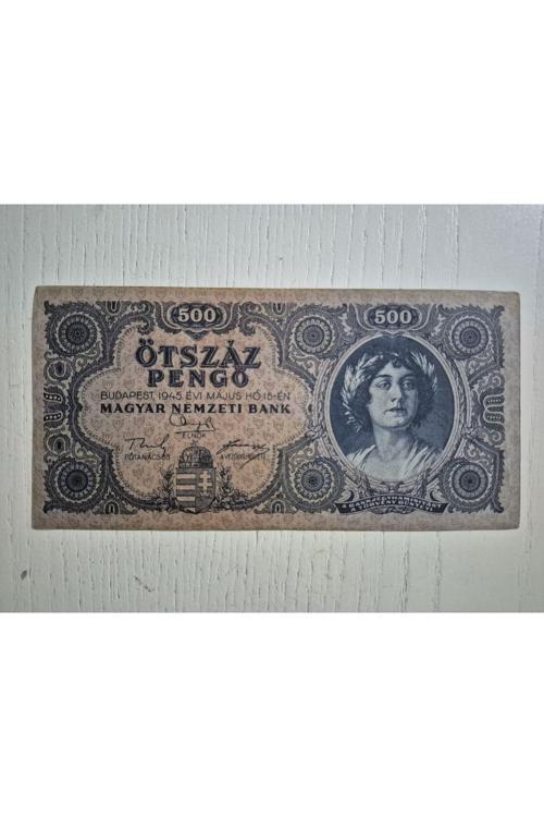 1945 Macar 500 Pengo Nadir Temiz. Orijinal Dönemine Ait