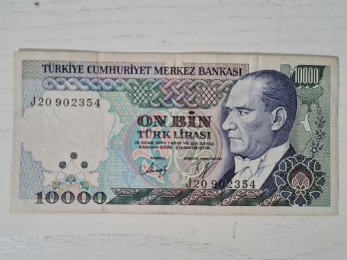 7.Emisyon Temiz Durumda Onbin Lira, Koleksiyonluk Banknot, Yerli Koleksiyonluk Nümizmatik